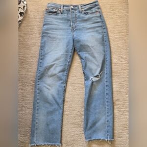 Levi's Light Blue Straight Leg Jeans